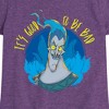 Girls' - Disney Villains - Its Good To Be Bad Hades Fitted Short Sleeve Graphic T-Shirt - 2 of 4