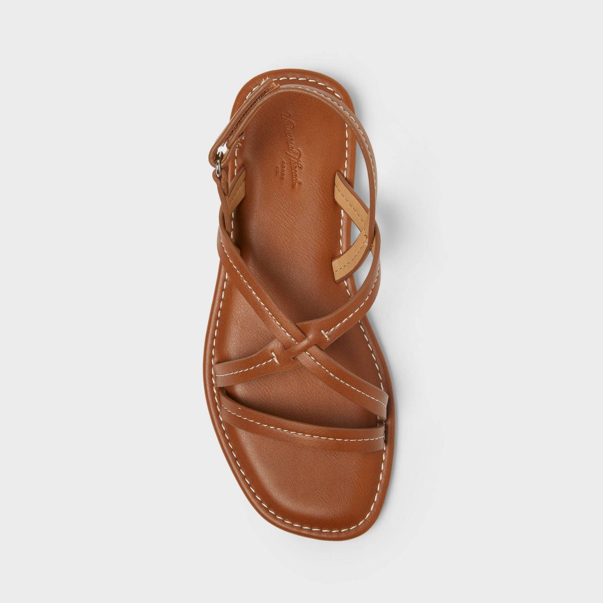 Женские сандалии Universal Thread Women's Cognac Ankle Strap Sandals - Universal Thread™ Cognac 8.5 — фото 3