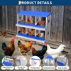 Garvee 8/10-Hole Metal Chicken Nesting Box with Perch, Roll-Away Egg Design, Wall Mount or Freestanding, Heavy-Duty Galvanized Steel - 4 of 4