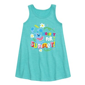- Blue's Clues & You! - Hooray for Summer Graphic Sleeveless Aline Dress - 1 of 2