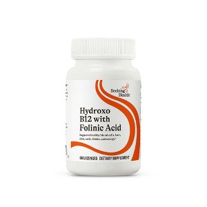 Seeking Health Hydroxo B12 with Folinic Acid - 60 Lozenges - 1 of 4