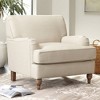 55 Downing Street Cantebury Colony Linen Upholstered Armchair - 2 of 4