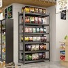 Syemin Utility Storage Shelves Garage Storage Rack, 6-Story Heavy Duty Shelve, Adjustable Shelving Unit, Industrial Shelf, Black, 45.3"*15.74"*77.44" - 2 of 4
