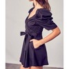 Women's Wrap Front Side Tie Romper - DO+BE - 2 of 3