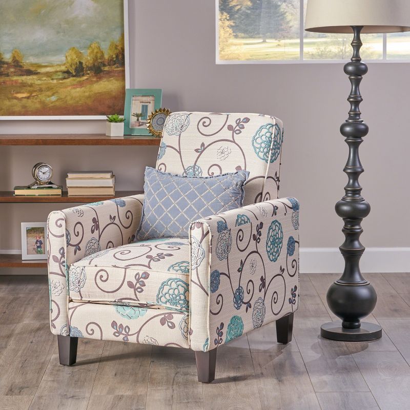 Darvis Fabric Recliner White - Christopher Knight Home, 3 of 9