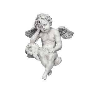 Design Toscano Mourning Mortality Sitting Cherub Sculpture - Off-White - 1 of 4
