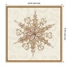 Amanti Art Elegant Season Snowflake I Pink by Daphne Brissonnet Canvas Wall Art Print Framed 22 x 22-in. - 3 of 4