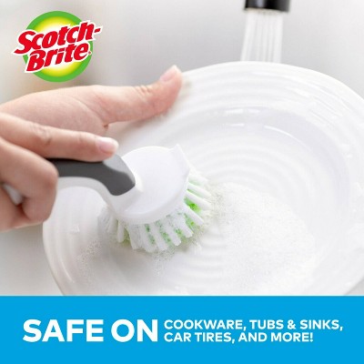 Compact Non-Scratch Antimicrobial Scrub Brush