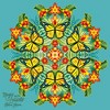 Women's Encanto Butterfly Mandala By Catalina Estrada Racerback Tank Top - 2 of 4