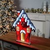 Gingerbread House Silhouette Lighted Seasonal Display – 26in by Melrose - 2 of 3