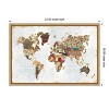 Amanti Art Pattern World Map by Laura Marshall Canvas Wall Art Print Framed 23 x 16-in. - 4 of 4