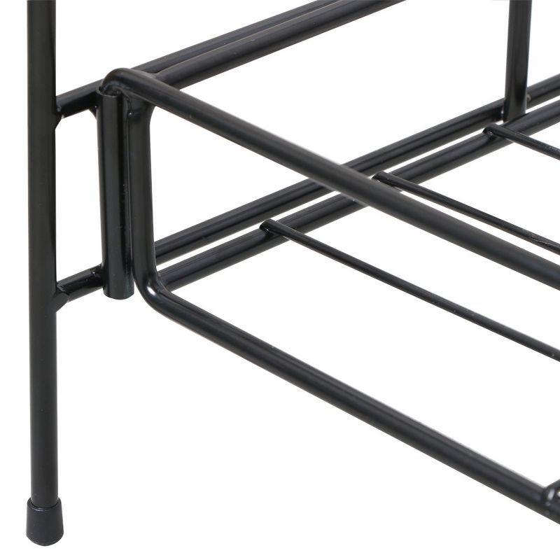 Yaheetech 32-Inch Height 2-Tier Metal Plant Stand With Tray Design, 6 of 8