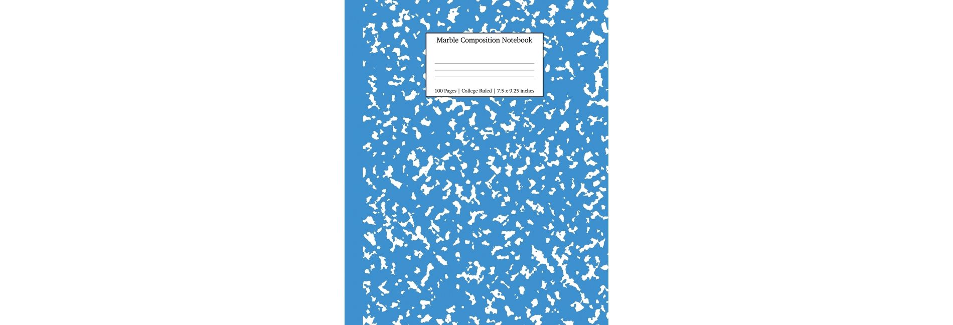 Marble Composition Notebook College Ruled - (Notebooks College Ruled) by  Young Dreamers Press (Paperback)