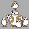 Boy's Husky Star Wars BB-8 Porg Party - 2 of 3