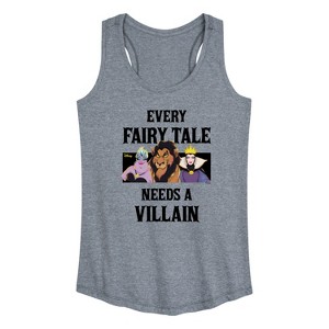Women's - Disney Villains - Every Fairy Tale Needs A Villain Graphic Racerback Tank - 1 of 4
