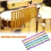 Unique Bargains Aluminum DIY Craft Outdoor Wind Chime Tubes 3 X 0.2 Inch Green+Blue+Yellow+Purple+Pink 100-Pack - 4 of 4