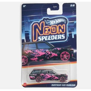 HOT WHEELS DATSUN 510 WAGON NEON SPEEDERS - 1 of 3