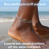 Anklets Bracelets for Women Waterproof Anklets Beach Jewelry Adjustable Stainless Steel - 4 of 4