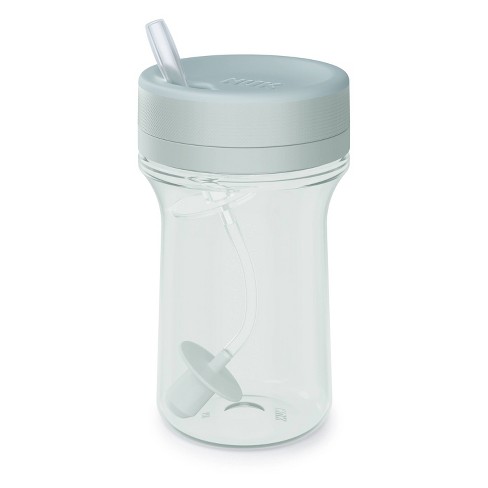 The First Years Greengrown Reusable Spill-proof Straw Toddler Cups - Blue -  3pk/10oz : Target