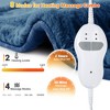 Heating Pad for Neck and Shoulders and Back,Vibrating Heating Pad for Back,Heating Pad with Massager, 24"×33",2 Heat Levels+4 Massage Modes - 4 of 4