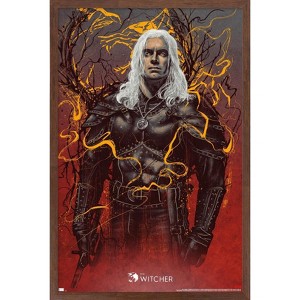 Trends International Netflix The Witcher Season 2 - Geralt of Rivia Framed Wall Poster Prints - 1 of 4