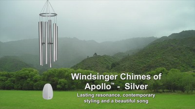 Black Aluminum Extra Large Outdoor Wind Chime