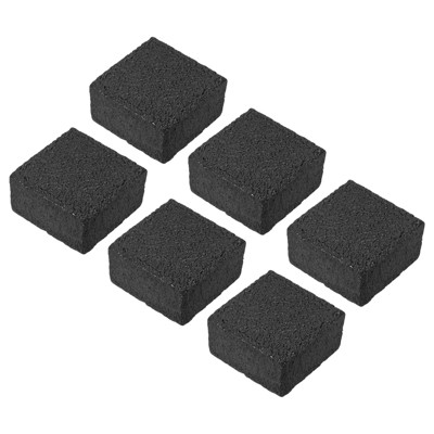 Unique Bargains Rectangular Durable Fast Removes Dirt Pickleball Paddle Eraser 6 Pcs
