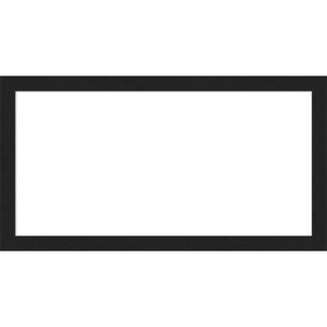 Amanti Art Grace Brushed Metallic Black Narrow Framed Magnetic Dry Erase Board - 1 of 4