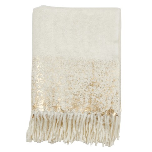 gold throw blanket amazon