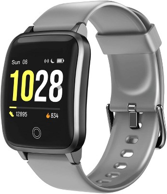 Letscom Smart Watch 1.3" with Heart Rate Monitor IP68 Water-Resistant Smartwatch Activity Tracker Pedometer for iOS and Android - ID205s