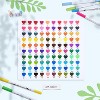 Ohuhu Markers for Adult Coloring Books No Bleeding 100 Colors- Water-based Dual Tips Fineliner & Brush Drawing Pens Art Markers- Maui - White - 3 of 4