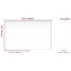 Oversized Modern Rectangle Bathroom Mirror with walnut Frame, Decorative Large Wall Mirrors for Bathroom Living Room Bedroom - 3 of 4