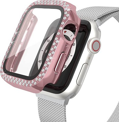 Worryfree Gadgets Metal Bling Jewelry Band For Apple Watch 38/40/41mm,  42/44/45mm Iwatch Series 8 7 6 Se 5 4 3 2 1 : Target