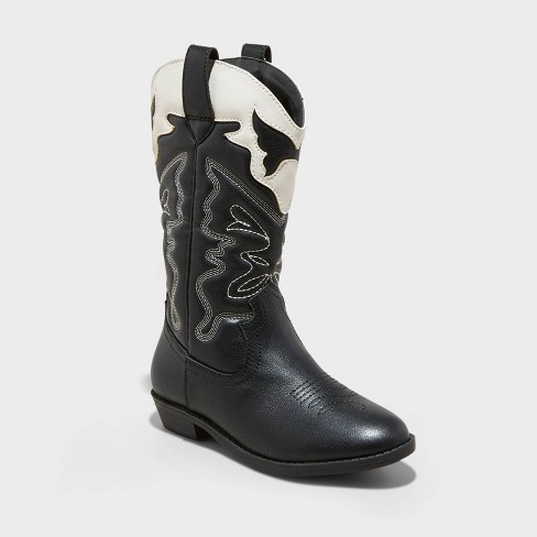 Girls Bri Western Boots Cat Jack Black Target