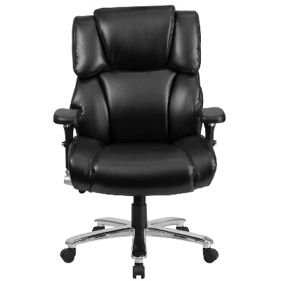 Black Leather High Back Ergonomic Executive Swivel Chair