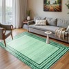 Lahome Loop Border Gradient Style Short Pile Velvet Rectangular Indoor Area Rug - 2 of 4