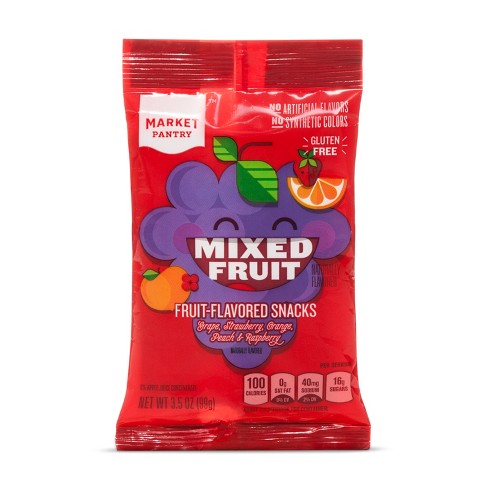 Mixed Fruit Flavored Snack 3 5oz Market Pantry Target