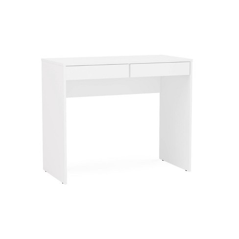 Crimson 2 Drawer Compact Student Desk White Chique Target