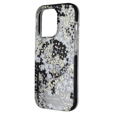 Case Mate licensed - Kate Spade Case for MagSafe for iPhone 15 Pro - Multi Floral Black and White