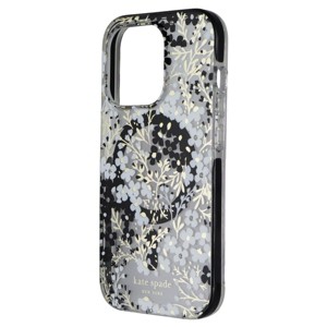 Case Mate licensed - Kate Spade Case for MagSafe for iPhone 15 Pro - Multi Floral Black and White - 1 of 1