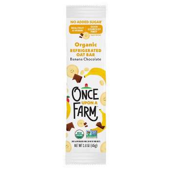 Once Upon a Farm Organic Banana Chocolate Refrigerated Oat Bar - 1.6oz