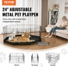 Munora 24" 8-Panel Foldable Dog Playpen - Portable Metal Exercise Pen with Waterproof Bottom Pad for Small/Medium Pets - 2 of 4