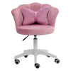 DYHOME Modern Velvet Task Chair 360 Swivel Adjustable Height Office Chair - 2 of 4