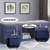 NicBex Storage Bench Modern Rectangle Stools with Metal Frame for Bedroom and Entryway - 3 of 4