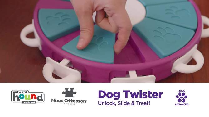 Outward Hound Nina Ottosson Twister Interactive Brain &#38; Exercise Dog Toys, 2 of 5, play video