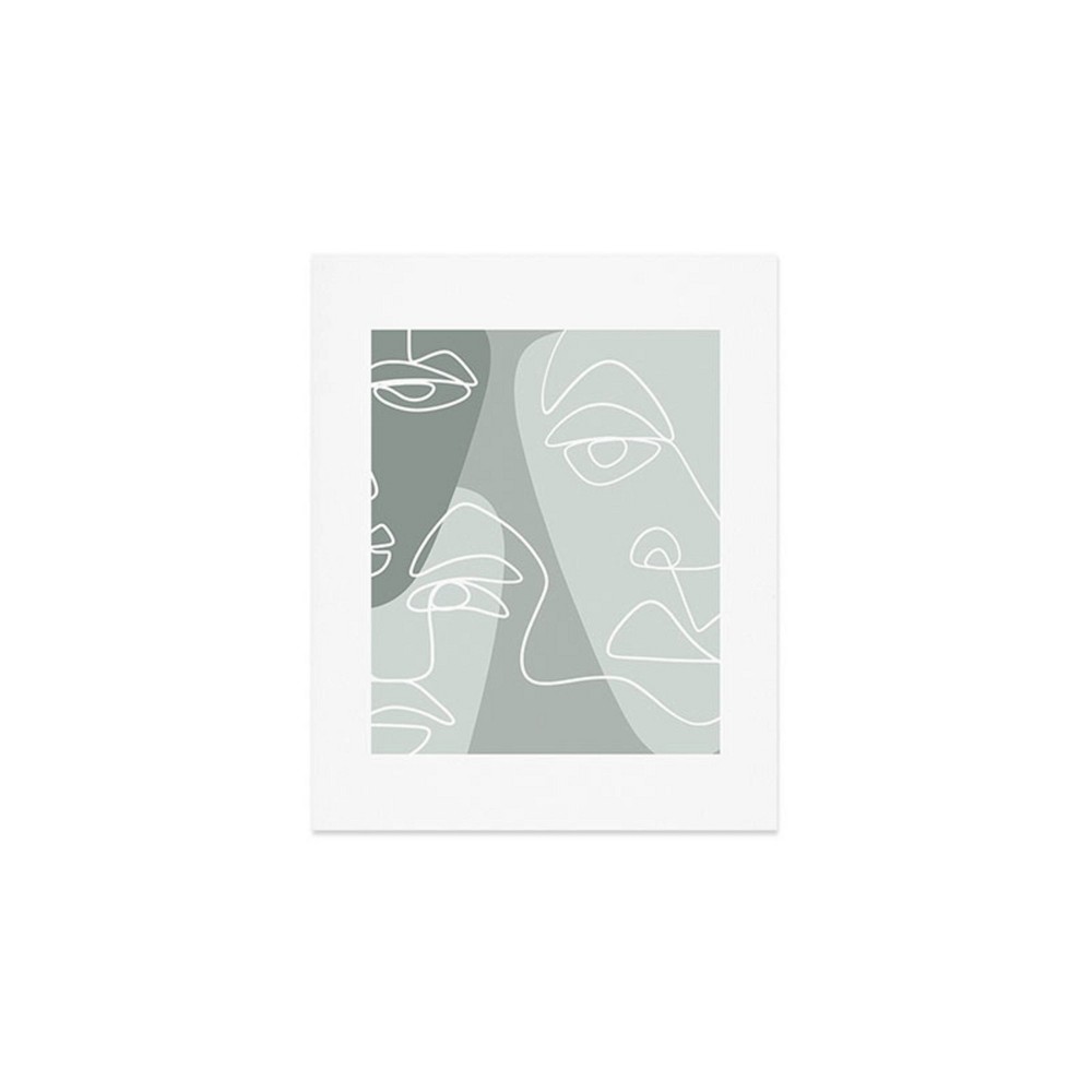 Photos - Wallpaper Deny Designs 8"x10" Alilscribble Single Line Unframed Art Print