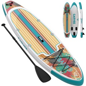 CuisinSmart Inflatable Paddle Board, Extra Wide Sup Board, 350lb Capicity, Paddle Board with Camera Mount for Adults, Suitable for Sea and Lakes - 1 of 4