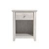 Galano Oller 1-Drawer Nightstand (23 in. H x 18.7 in. W x 15.7 in. D) in Knotty Oak, Dusty Gray Oak (Set of 2) - 3 of 4