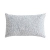 12"x20" Oversize Boucle Metallic Lumbar Throw Pillow White/Gray - VCNY Home: Textured, Removable Cover - 2 of 4
