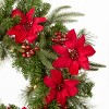 National Tree Company 26" Colonial Wreath with Battery Operated LED Lights - 2 of 2